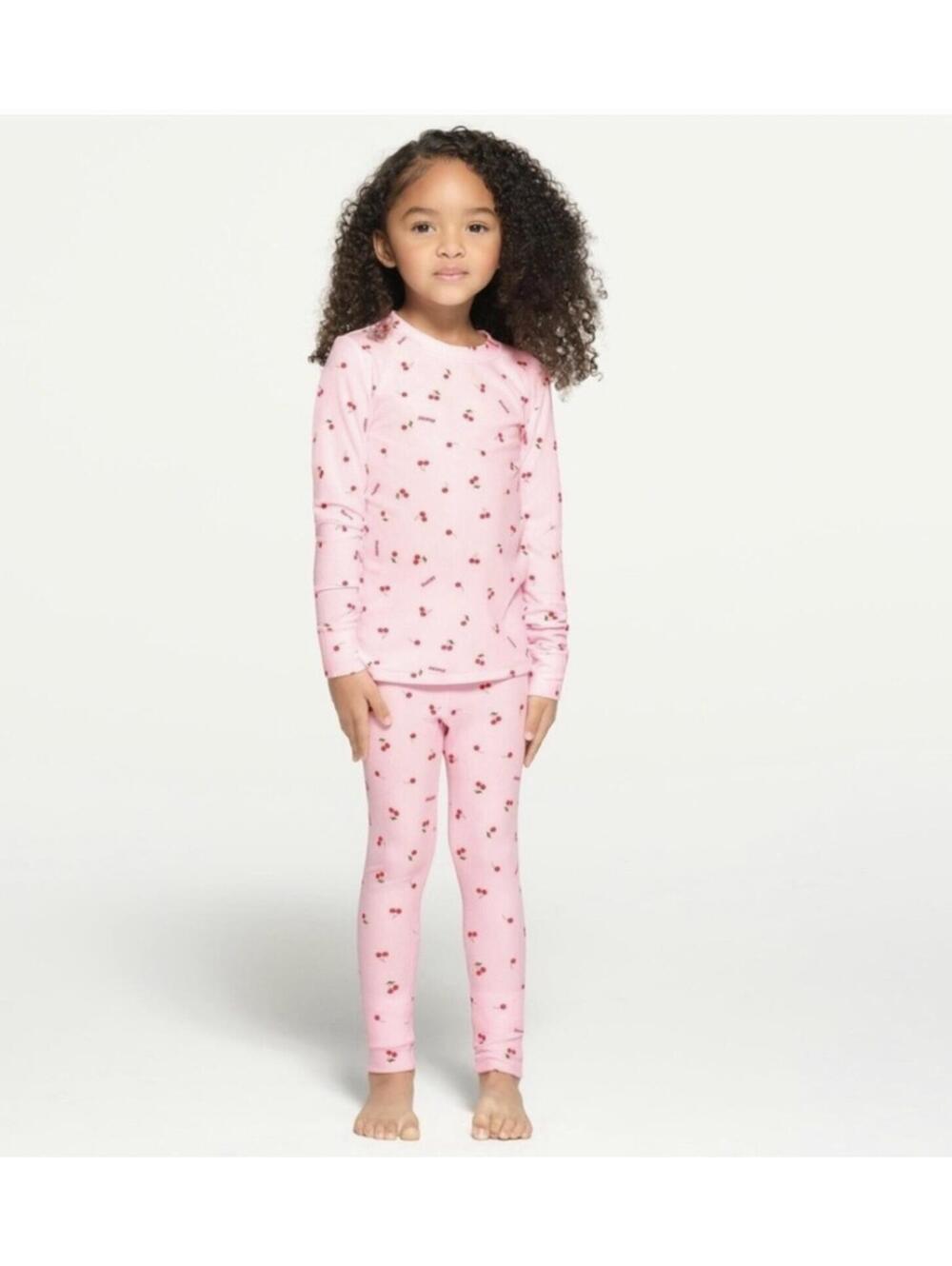 256 Skims kids cherry blossom leggings